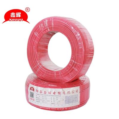 China Construction 1.5 mm 2.5 mm 4mm 6 mm square core PVC sheathed wire copper electrical cable for sale