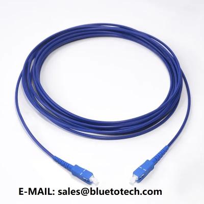 Cina 2mm Armored Fiber Optic Patch Cord SC/UPC To SC/UPC 3mm Fiber Optic Armroed Patch Cable 3.0mm Single Mode Simplex in vendita