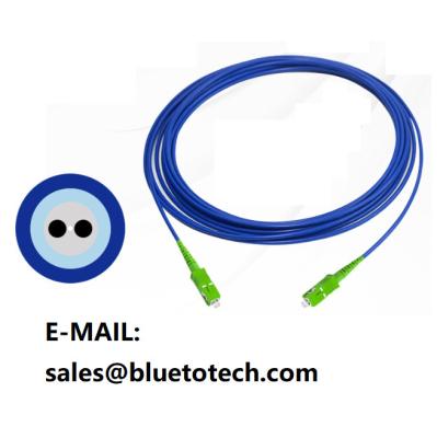 China Polarisatie Onderhoud van PM-patch cord SC/APC naar SC/APC 3 mm gepantserde PM-patch cord Single Mode Simplex SC/APC connector Te koop