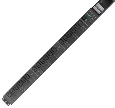 China 3phase 415v/240v 18port 24port C19 PDU with Individual breaker mining PDU for sale