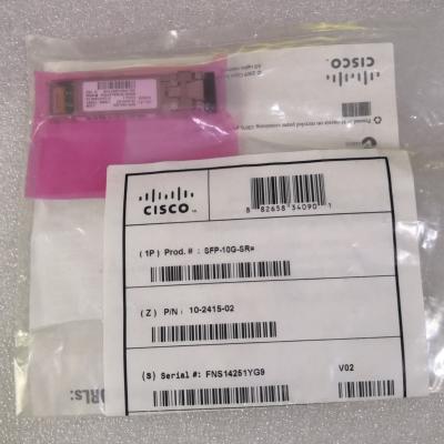 China SÊNIOR ótico original SFP do módulo 10G do transceptor de Cisco do módulo do transceptor de Cisco SFP-10G-SR= à venda