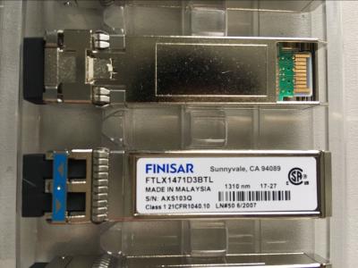 China FTLX1471D3BTL FINISAR 10G SFP+LR 1310nm 10KM Fiber Transceiver Module for sale