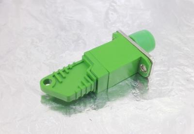 China Fiber Optic E2000/APC To FC/APC Hybrid Adapter Simplex Single Model Green Color for sale