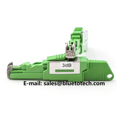 China OAF E-2000/APC Attenuator Single Mode 9/125 E2000 Otpical Attenuator Female To Male SM for sale