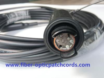 China Fiber Optic Expanded Beam Connector 4Core Fiber Patch Cable Hermaphroditic Interconnection for sale