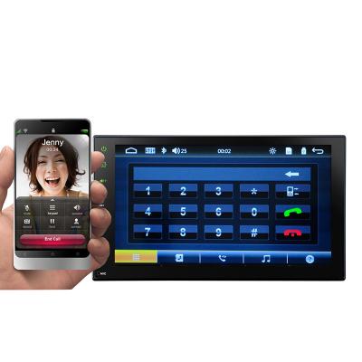 China BT+Radio+AUX universal 2 din car mp5 player with stereo car FM MP5 radio player for sale