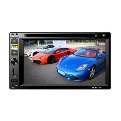 China Metal and Plastic Cheapest Dual Din 6.2 Inch Universal Car DVD Player Grin 6.0 Car Radio with Android Phone Mirror Link for sale