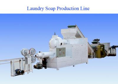 China 100-2000kg / H Laundry Soap Bars Toilet Soap Making Machine for sale