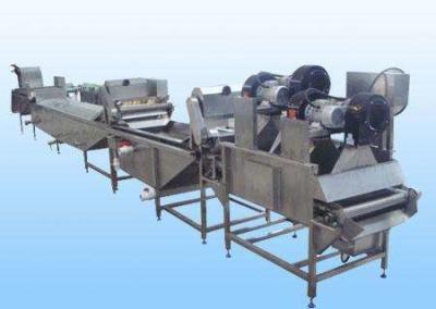 China Small Footprint Fruit And Vegetable Washing And Drying Machine for sale