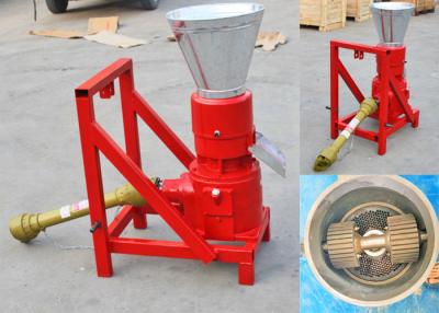 China PTO Flat Die Pellet Making Machine , Tractor Driven Pellet Press Mill Machine for sale