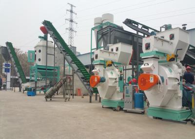 China Automatic 1TPH 5TPH Wood Pellet Manufacturing Plant for sale