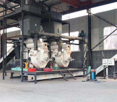 China CE Certificate Ring Die 2T/H 3T/H Complete Wood Pellet Production Line for sale