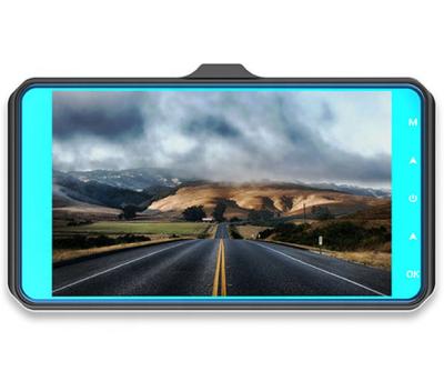 China Loop HD 1080P 4 Inch IPS Dash Cam 1080P Car DVR Dual Lens Night Vision Cam Dash Camera Wide Angle Rear VCR Camera for sale