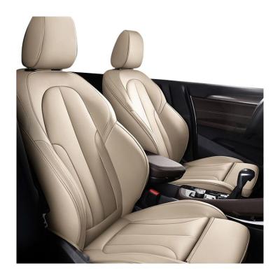 China New Arrival Eco-friendly Sports Leather Full Set Comfortable Universal Size Winter Car Seat Cover for sale