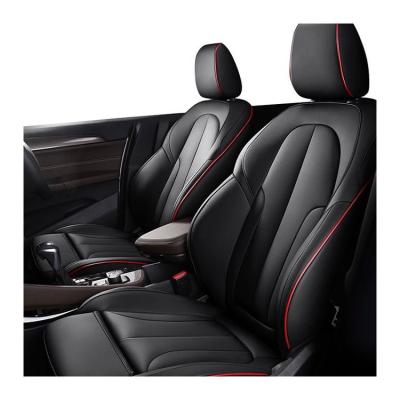 China 2021 Newest Fashion Luxury Eco-friendly PU Full Set Car Leather Seat Cover For Car Seat Protector for sale