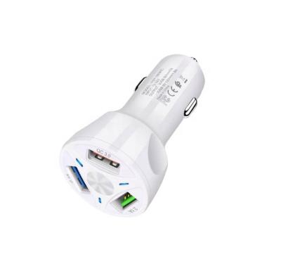 China Y2K 4.8A LED Display USB Phone Charger Car Charger for Xiaomi for iPhone 12 11 pro 7 8 plus Cell Phone Adapter Car Charger for sale