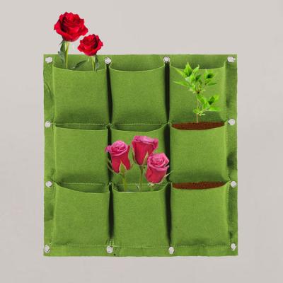 China Farm Green Plant Wall Mounted Three-Dimensional Greening Bag Felt Multi-port Planting Bag for sale