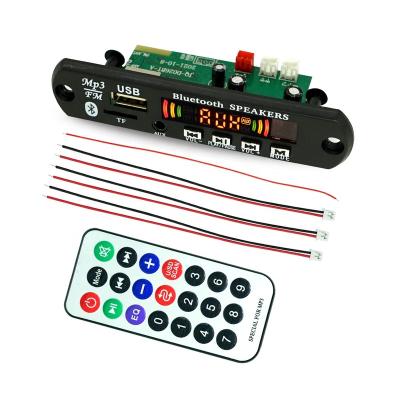 China JQ Board Car Power Bluetooth Amplifier Module Speaker Audio Amplifier MP3 Panel DC 2X25W 7V-16V Stereo for sale