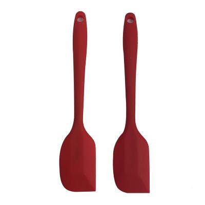 China Sustainable Silicone Spatula Set 2 Piece Spatula Non Heat Resistant Silicone Stick For Kitchen Accessories for sale