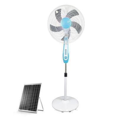 China Fan 12V Battery 12V Stand Fan 18 Inch 12v DC Solar Rechargeable Floor Fan Outdoor High Wind for sale