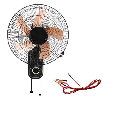 China High Wind 24V Wall Fan DC 24V Battery Fan 16 Inch 18 Inch Aluminum Alloy 3 Blades 3 Speed ​​Control Outdoor High Wind for sale