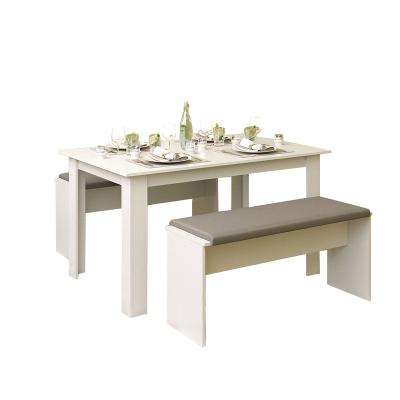 China (Other)Customized modern luxury adjustable wood table set, high quality marble dining table for sale