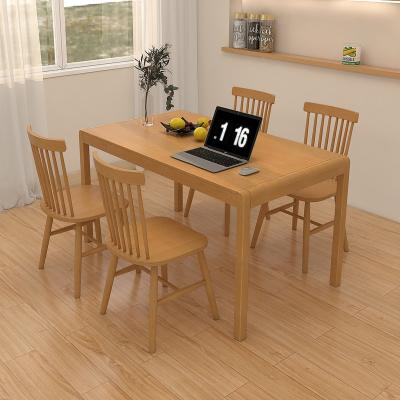 China (Other)Design Solid Wood Decor Adjustable Simple Modern Unique Popular Home Dining Table for sale