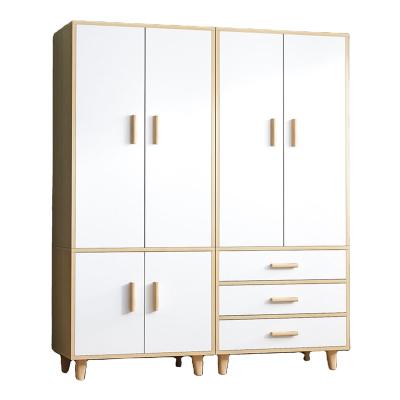 China (Other) Good Quality Modern Natural Color Bedroom Furniture Wardrobe Closet Customized Factory Adjustable Supply for sale