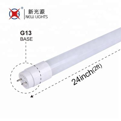 China Parking Lot High Lumen 160lm/w PF0.9 G13 9W T8 Glass Led Tube Light for sale