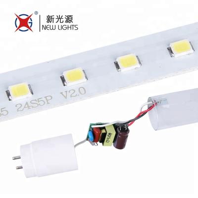 China Parking Lot XGY High Lumen T8 TUBE AC85-265V PF0.9 G13 18W 1200mm Glass Led Tube for sale