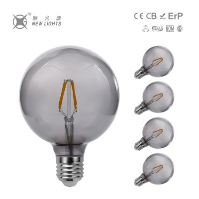 China Amber Decoration LED Filament Bulb Black Gun Lights 4W 6W 8W A60 G80 G95 Retro Theme Park Lamp Pendant Home Lamparas LED for sale