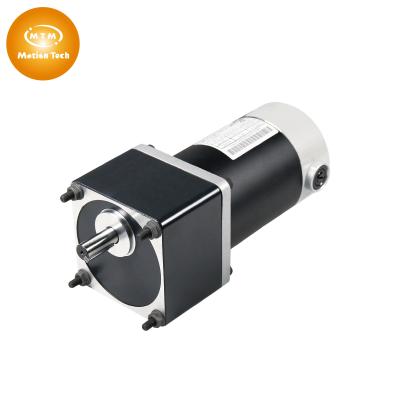 China 1:18 [MTM] drip-proof brush dc gear motor with power off brake 24v 120watt 3200 rpm [CE EN60601-1] for sale