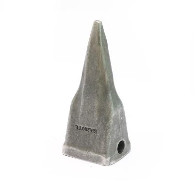 China Building Material Shops SK200TL Porcelain Forging Excavator Bucket Teeth For Kobelco SK200 for sale