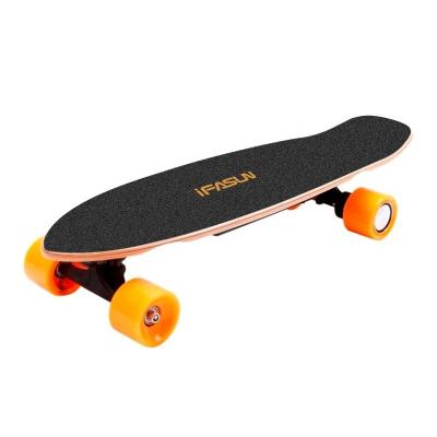 China Cheap Portable Hub 300W Motor Youth Electric Skateboard Shortboard E Skateboard for sale