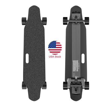 China USA Fastest Action 2000W Electric Skateboard Double Motor Belt Kit PC 45KMH Longboard Adult OEM MOQ 1 for sale