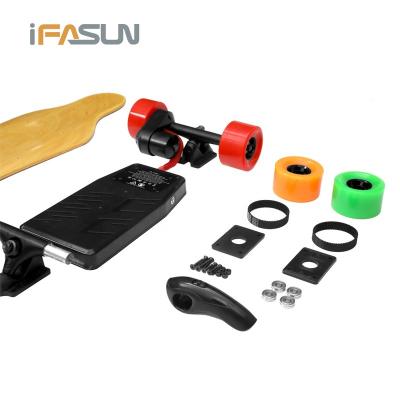 China PP+Aluminum+PU IFASUN Most Popular 45KMH Motor Kit Custom Logo OEM DIY Electric Skateboard for sale