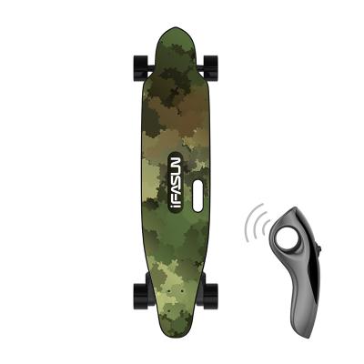 China 2000W Battery Maple Carbon Dual Motor 45KMH Samsung Fastest Electric Off Road Skateboard for sale