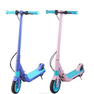 China Child most popular 130W 14KMH speed electric scooter kids 8 inch wheel electric scooter for sale