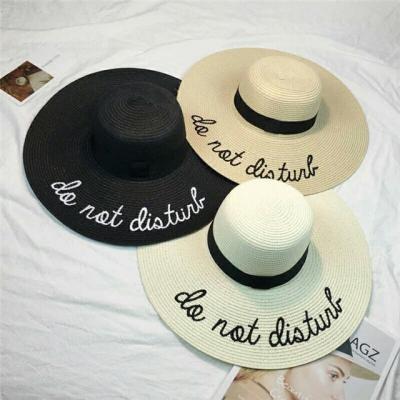 China Wholesale Cheap Wholesale Sun Wide Outdoor Plain Summer Character Brim Women Foldable Paper Straw Hat for sale