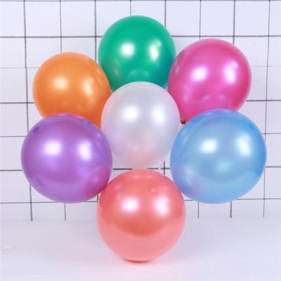 China 12 Inch 2.8g Eco-friendly Latex Hot Selling Pearl Balloon Supplies Happy Birthday Wedding Decoration Wholesale Balloons for sale