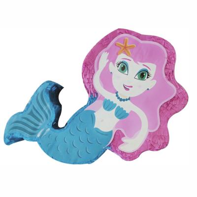 China Eco-friendly Materials Best Selling Products Birthday Mermaid Paper Pinata Kid Pinata for sale