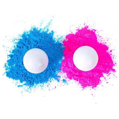 China Gender Reveal Party Hot Sale Baby Shower Party Supplies Wedding Decoration Pink Smoke Powder Blue Gender Reveal Confetti Exploding Golf Balls for sale