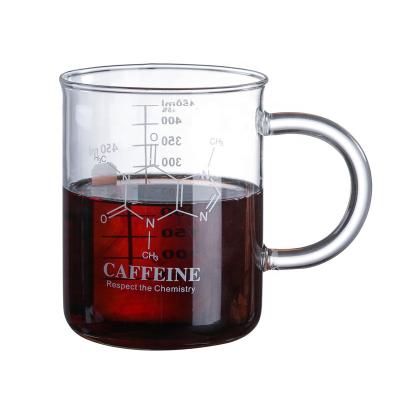 China Home Kitchen Modern Classic Borosilicate Hand Blown Drinking Glass Hot Selling Measuring Beaker From Amazon for sale