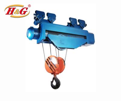 China HUGONG MD1 hotels crane 5 ton electric hoist for industrial monorail electric wire rope hoist for sale