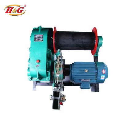 China CRANES Low Speed ​​Electric Cable Winch For Construction 0.5 Ton for sale