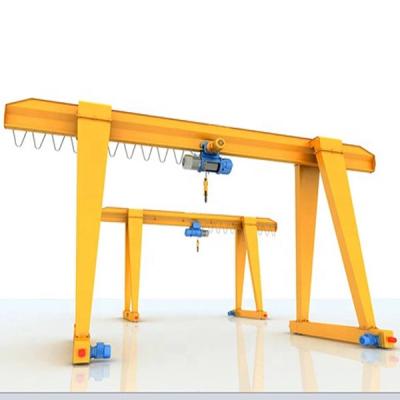 China Gantry Crane Professional Customized 10T over 20Ton 30Ton 50 Ton Single Girder Gantry Container Crane Overhead Crane for sale