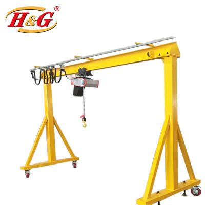 China Gantry Mobile Portable Gantry Sling Crane Crane Customized Indoor Small Gantry Crane For Sale for sale