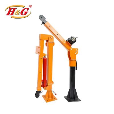 China Jib Crane Foldable Mini Pickup Jib Crane Mini Truck Mounted Crane for sale