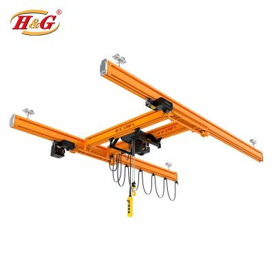 China Bridge Crane China crane price kbk suspension overhead crane 1ton light suspension overhead crane for sale