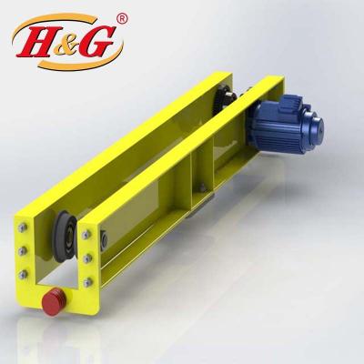 China Bridge Running Crane Suspension Crane Accessories Under End Trolley for sale